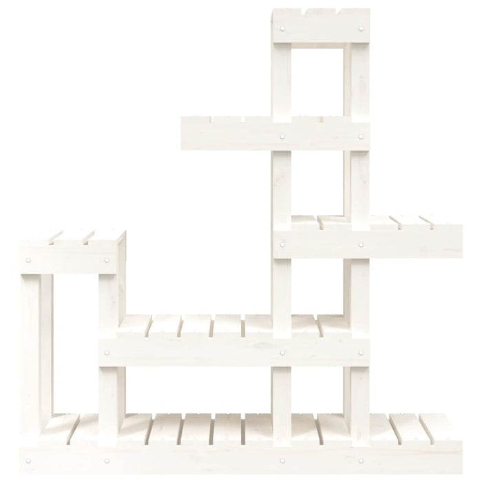 Suport pentru plante, alb,92x25x97 cm, lemn masiv de pin - WALTI WALTI