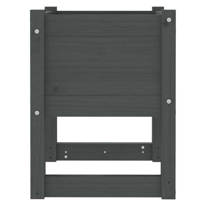 Jardiniere, 2 buc., gri, 40x40x52,5 cm, lemn masiv de pin - WALTI WALTI