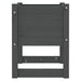 Jardiniere, 2 buc., gri, 40x40x52,5 cm, lemn masiv de pin - WALTI WALTI