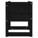Jardiniere, 2 buc, Negru, 40x40x52,5 cm, lemn masiv de pin - WALTI WALTI