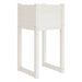 Jardiniere, 2 buc., alb, 40x40x81 cm, lemn masiv de pin - WALTI WALTI