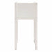 Jardiniere, 2 buc., alb, 40x40x81 cm, lemn masiv de pin - WALTI WALTI