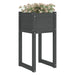 Jardiniere, 2 buc., gri, 40x40x81 cm, lemn masiv de pin - WALTI WALTI