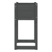 Jardiniere, 2 buc., gri, 40x40x81 cm, lemn masiv de pin - WALTI WALTI
