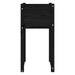 Jardiniere, 2 buc., Negru, 40x40x52,5 cm, lemn masiv de pin - WALTI WALTI