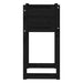 Jardiniere, 2 buc., Negru, 40x40x52,5 cm, lemn masiv de pin - WALTI WALTI
