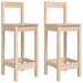 Scaune de bar, 2 buc., 40x41,5x112 cm, lemn masiv de pin - WALTI WALTI
