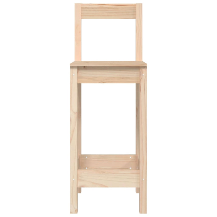 Scaune de bar, 2 buc., 40x41,5x112 cm, lemn masiv de pin - WALTI WALTI