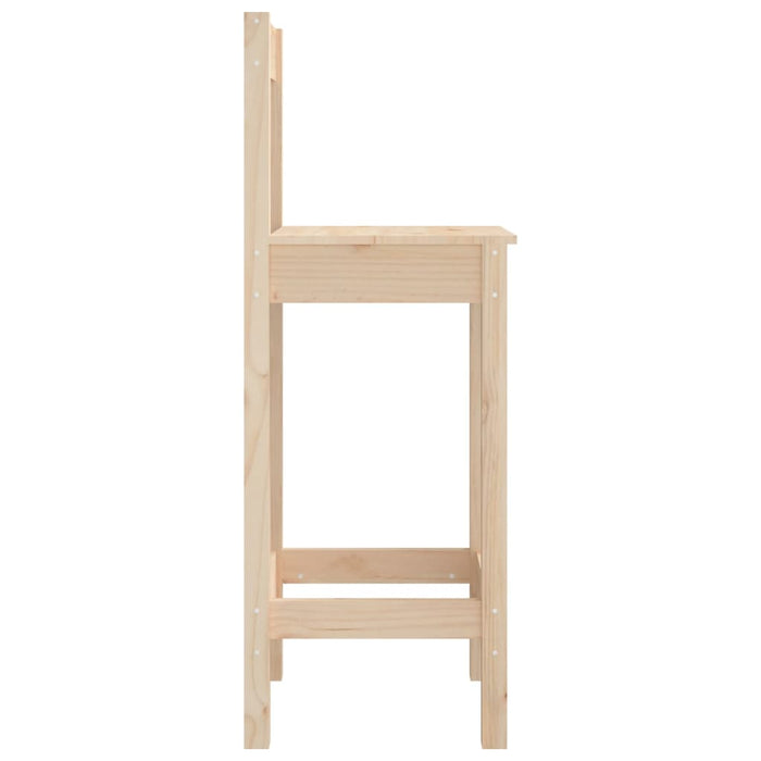 Scaune de bar, 2 buc., 40x41,5x112 cm, lemn masiv de pin - WALTI WALTI