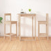 Scaune de bar, 2 buc., 40x41,5x112 cm, lemn masiv de pin - WALTI WALTI