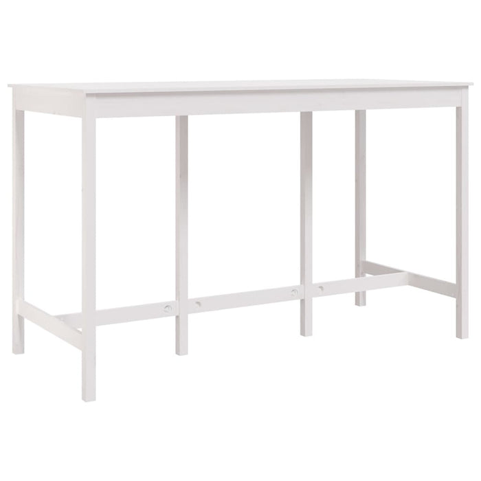 Masă de bar, alb, 180x80x110 cm, lemn masiv de pin - WALTI WALTI