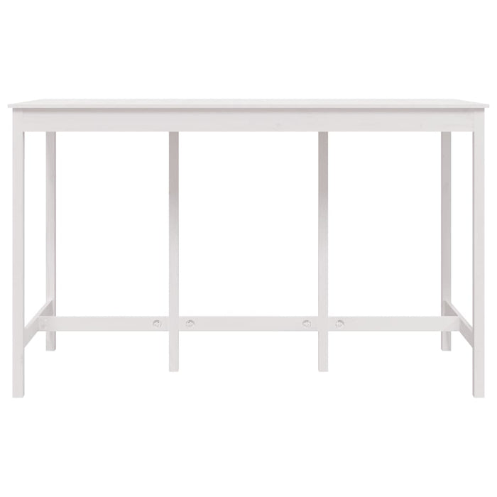 Masă de bar, alb, 180x80x110 cm, lemn masiv de pin - WALTI WALTI