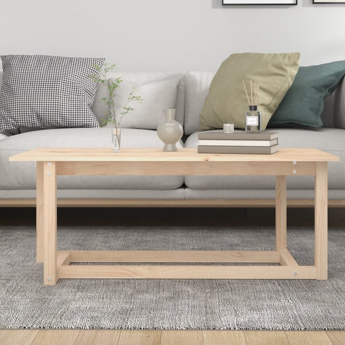 Măsuță de cafea, 110x55x45 cm, lemn masiv de pin - WALTI WALTI