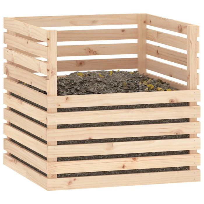 Compostor, 80x80x78 cm, lemn masiv de pin - WALTI WALTI