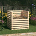 Compostor, 80x80x78 cm, lemn masiv de pin - WALTI WALTI