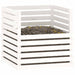 Compostor, alb, 80x80x78 cm, lemn masiv de pin - WALTI WALTI