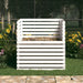 Compostor, alb, 100x100x102 cm, lemn masiv de pin - WALTI WALTI