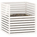 Compostor, alb, 100x100x102 cm, lemn masiv de pin - WALTI WALTI