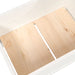 Jardinieră, alb, 178,5x44x75 cm, lemn masiv de pin - WALTI WALTI