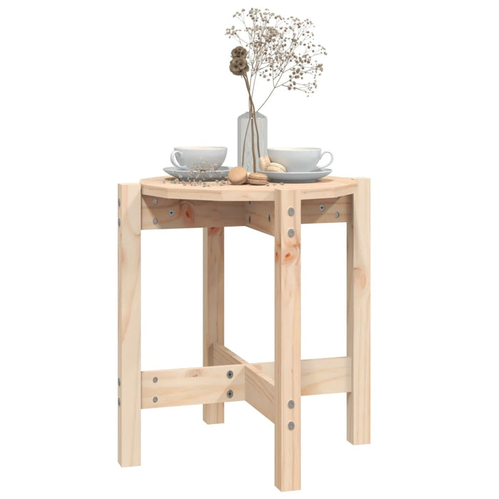 Măsuță de cafea, Ø 42,5x45 cm, lemn masiv de pin - WALTI WALTI