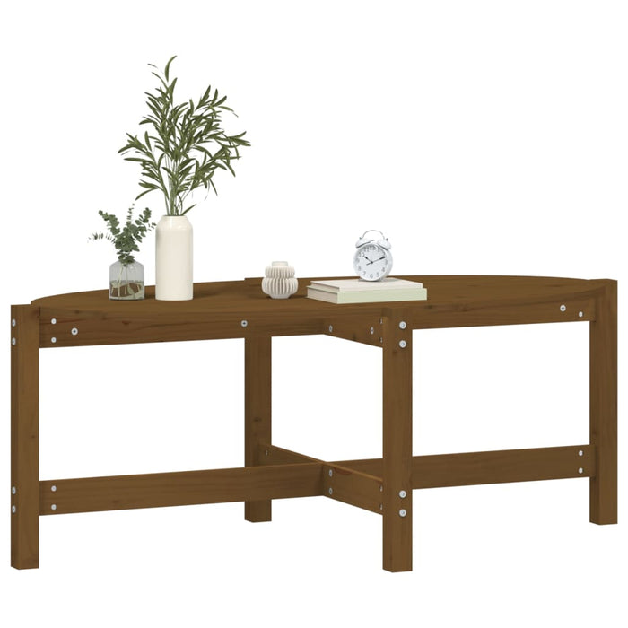 Măsuță de cafea, maro miere, 118x63x45 cm, lemn masiv de pin - WALTI WALTI