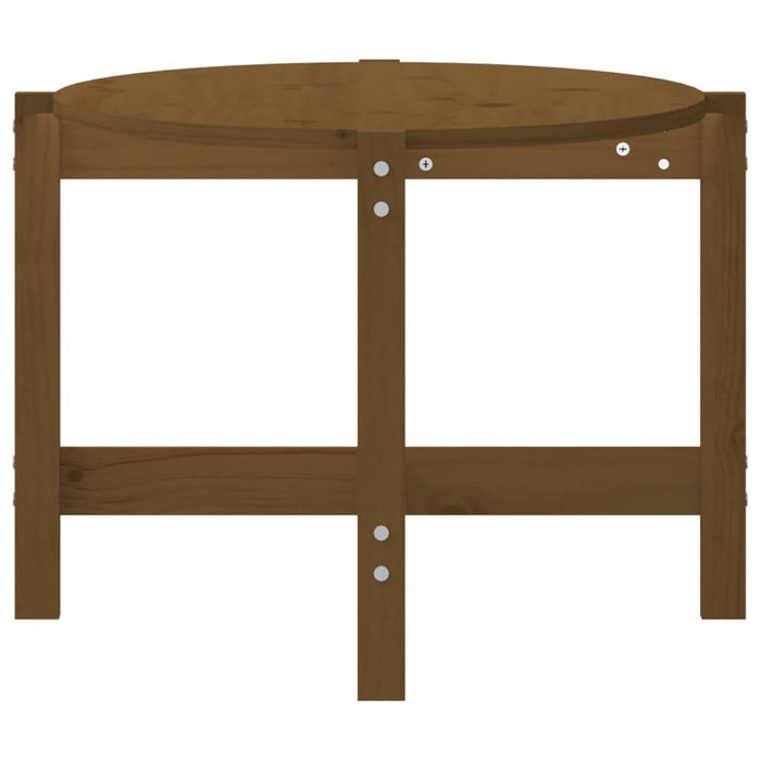 Măsuță de cafea, maro miere, 118x63x45 cm, lemn masiv de pin - WALTI WALTI