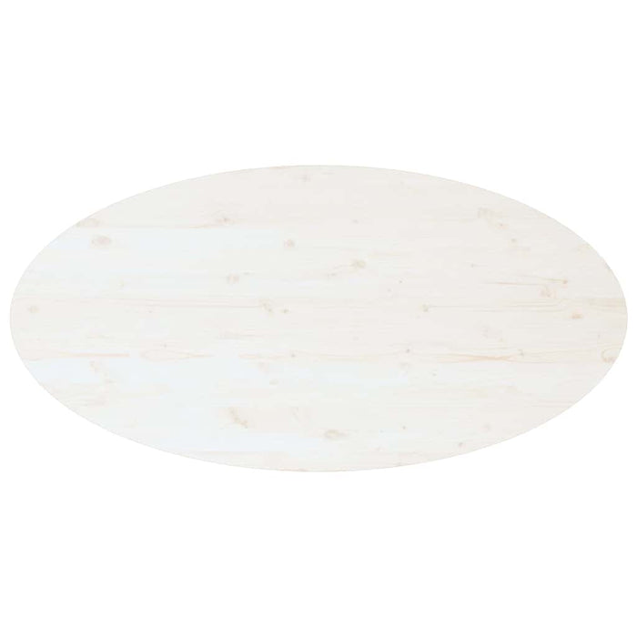 Măsuță de cafea, alb, 110x55x45 cm, lemn masiv de pin WALTI