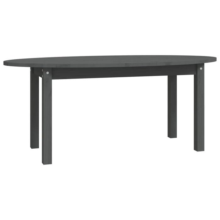Măsuță de cafea, gri, 110x55x45 cm, lemn masiv de pin - WALTI WALTI