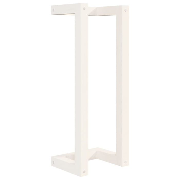 Suport pentru prosoape, alb, 23x18x60 cm, lemn masiv de pin - WALTI WALTI