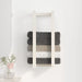 Suport pentru prosoape, alb, 23x18x60 cm, lemn masiv de pin - WALTI WALTI