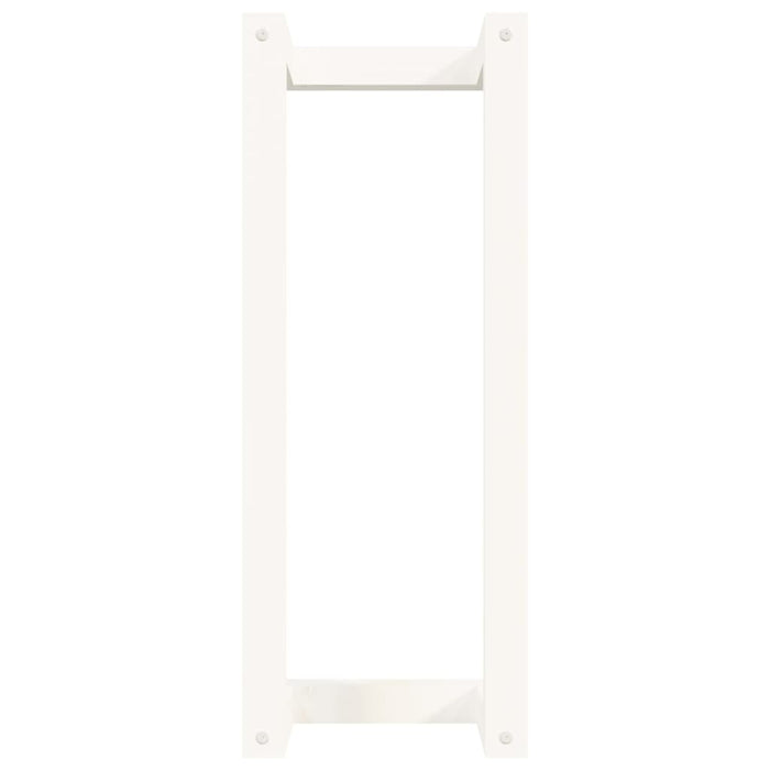 Suport pentru prosoape, alb, 23x18x60 cm, lemn masiv de pin - WALTI WALTI