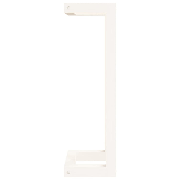 Suport pentru prosoape, alb, 23x18x60 cm, lemn masiv de pin - WALTI WALTI