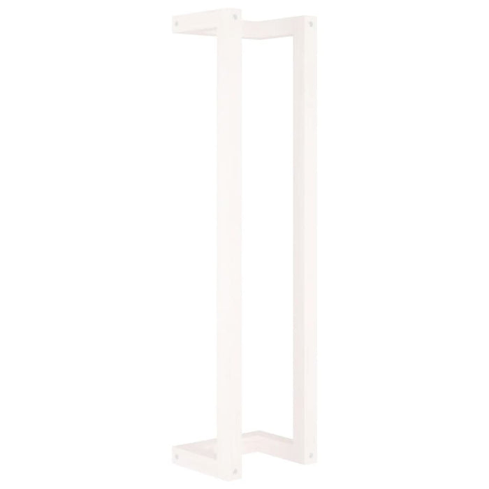 Suport pentru prosoape, alb, 23x18x90 cm, lemn masiv de pin - WALTI WALTI