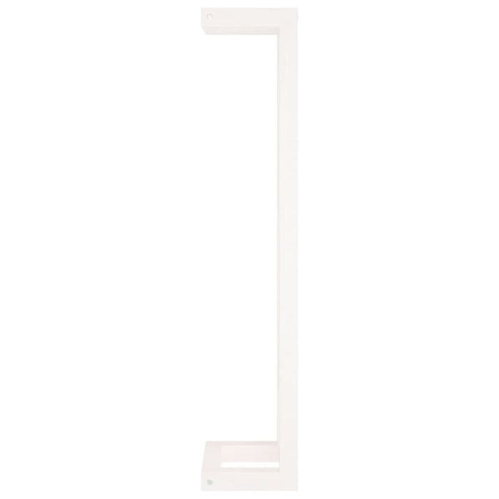 Suport pentru prosoape, alb, 23x18x90 cm, lemn masiv de pin - WALTI WALTI