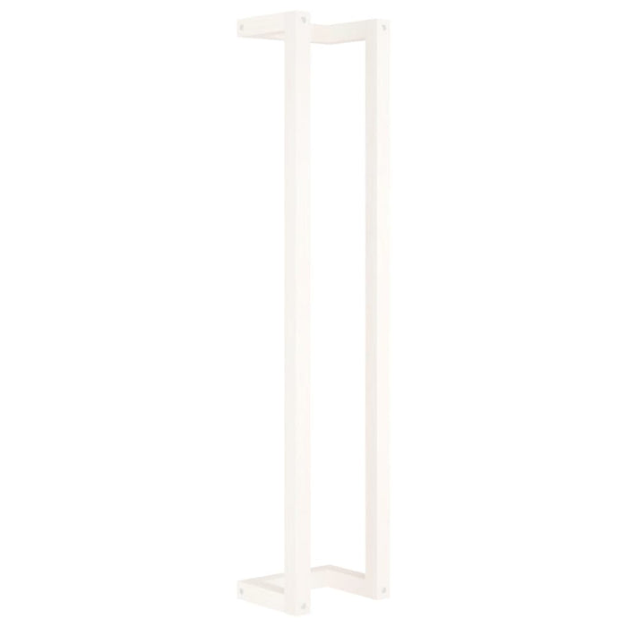 Suport pentru prosoape, alb, 23x18x110 cm, lemn masiv de pin - WALTI WALTI