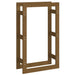 Rastel lemne de foc, maro miere, 60x25x100 cm, lemn masiv pin - WALTI WALTI
