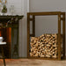 Rastel lemne de foc, maro miere, 80x25x100 cm, lemn masiv pin - WALTI WALTI