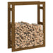 Rastel lemne de foc, maro miere, 80x25x100 cm, lemn masiv pin - WALTI WALTI
