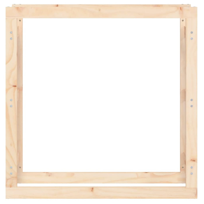 Rastel pentru lemne de foc, 100x25x100 cm, lemn masiv pin - WALTI WALTI