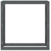 Rastel pentru lemne de foc, gri, 100x25x100 cm, lemn masiv pin - WALTI WALTI