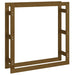Rastel lemne de foc, maro miere, 100x25x100 cm, lemn masiv pin - WALTI WALTI