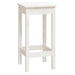 Set mobilier de bar, 9 piese, alb, lemn masiv de pin - WALTI WALTI