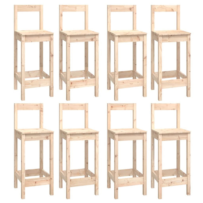 Set mobilier de bar, 9 piese, lemn masiv de pin - WALTI WALTI
