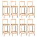 Set mobilier de bar, 9 piese, lemn masiv de pin - WALTI WALTI