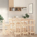 Set mobilier de bar, 9 piese, lemn masiv de pin - WALTI WALTI