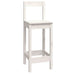 Set mobilier de bar, 9 piese, alb, lemn masiv de pin - WALTI WALTI