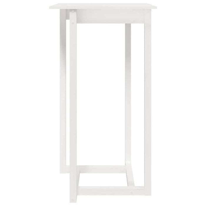 Set mobilier de bar, 3 piese, alb, lemn masiv de pin - WALTI WALTI