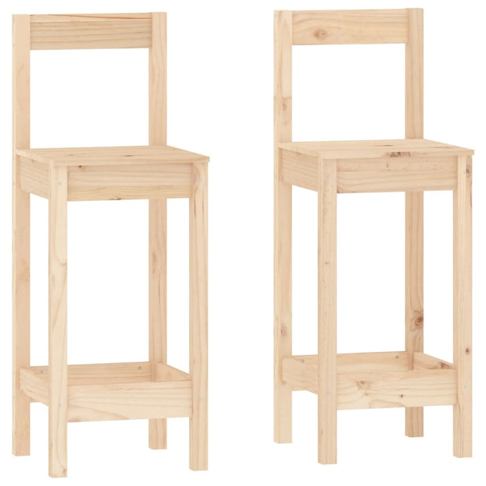 Set mobilier de bar, 3 piese, lemn masiv de pin - WALTI WALTI