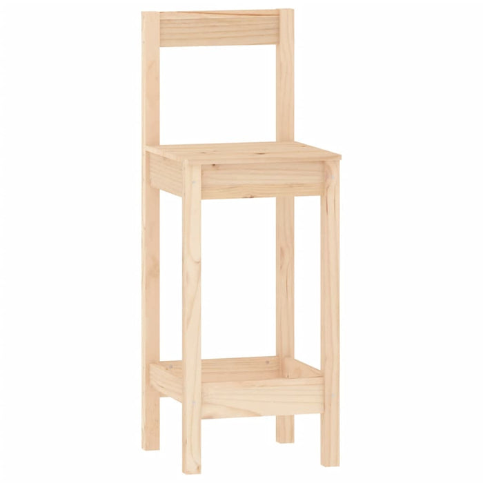 Set mobilier de bar, 3 piese, lemn masiv de pin - WALTI WALTI