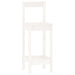 Set mobilier de bar, 3 piese, alb, lemn masiv de pin - WALTI WALTI